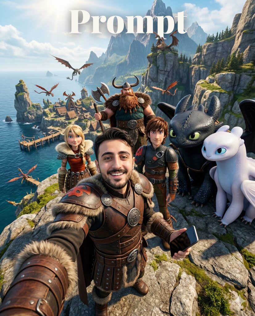 Prompt Cómo entrenar a tu dragón